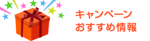 キャンペーンおすすめ情報