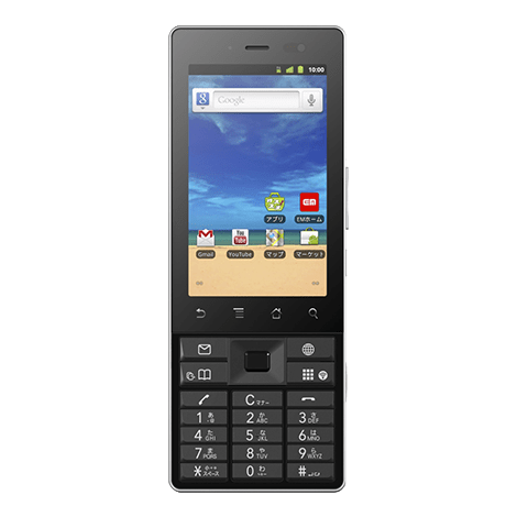 Smart bar (S42HW) 女性の手にもフィットするスリムボディー。テンキー付ストレート型スマートフォン。