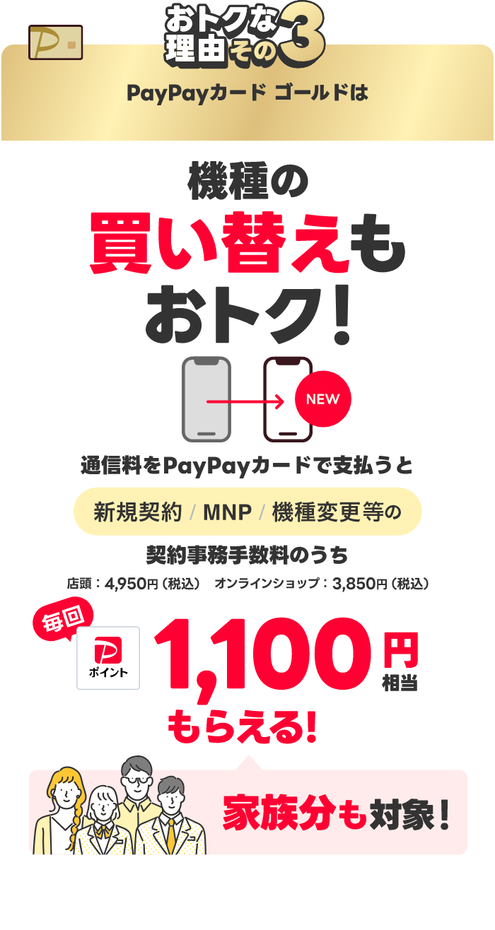 通信料割引！ペイトク・メリハリ無制限＋ご加入の場合