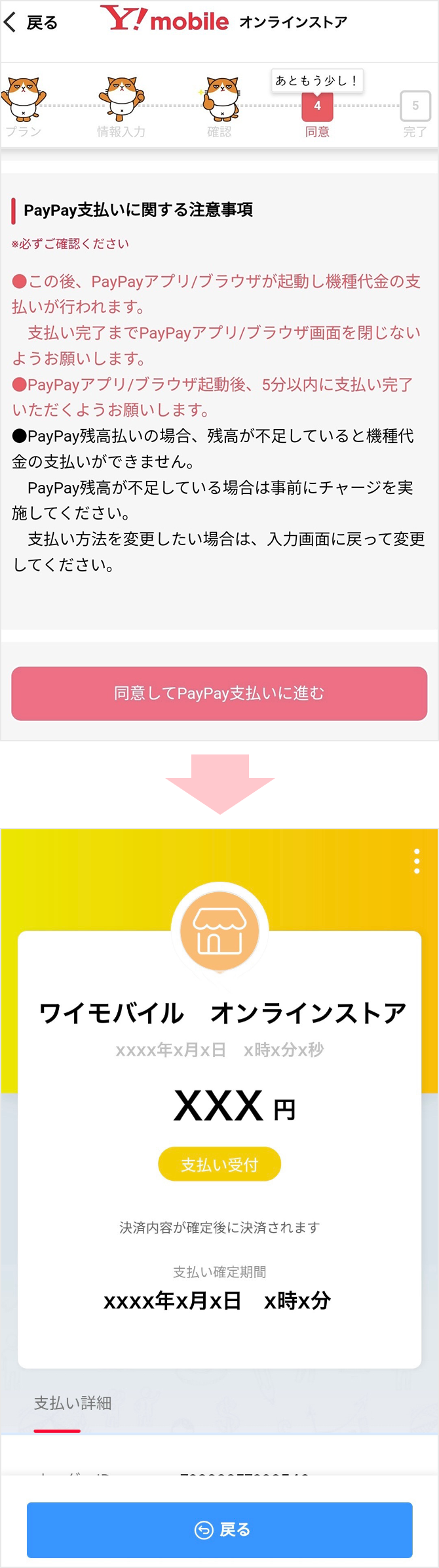 PayPayが起動する